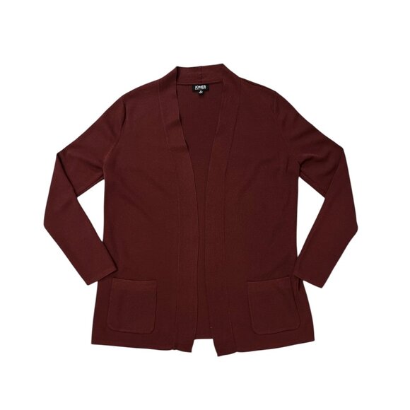 Jones New York Women's Open Front Cardigan Size Medium Open Front Sweater - Picture 2 of 7